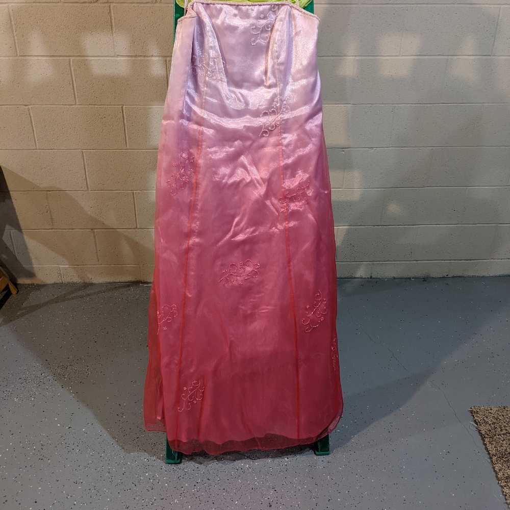Hot Pink Ombre Formal Gown
